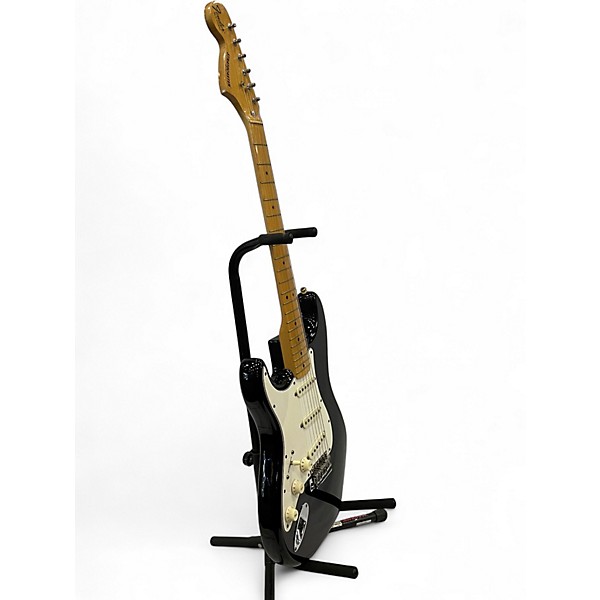 Vintage 1982 Fender American Standard Stratocaster Left Handed Black Electric Guitar