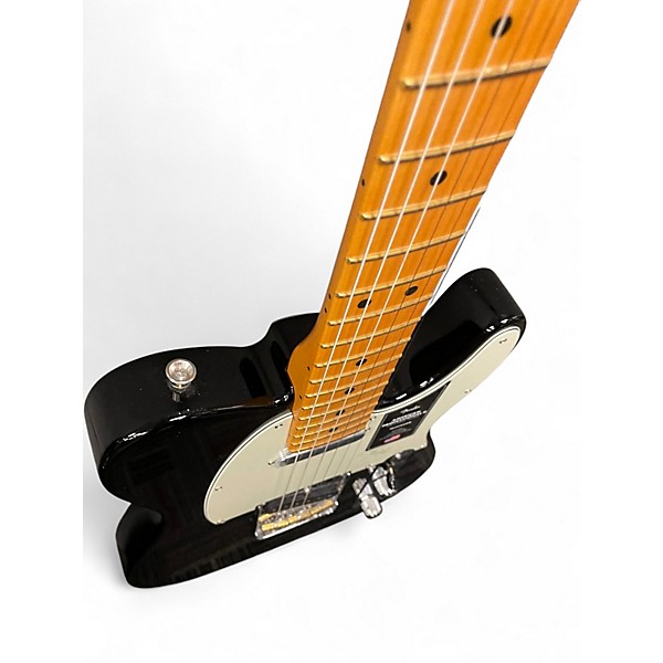 Used Fender American Professional II Telecaster Black Solid Body Electric Guitar