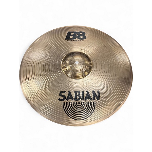 Used SABIAN 18in B8 Crash Ride Cymbal