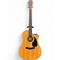 Used Fender CD100CE Natural Acoustic Electric Guitar thumbnail