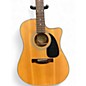 Used Fender CD100CE Natural Acoustic Electric Guitar