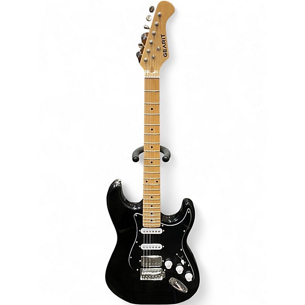 Used Gearit G1 HSS Black Solid Body Electric Guitar