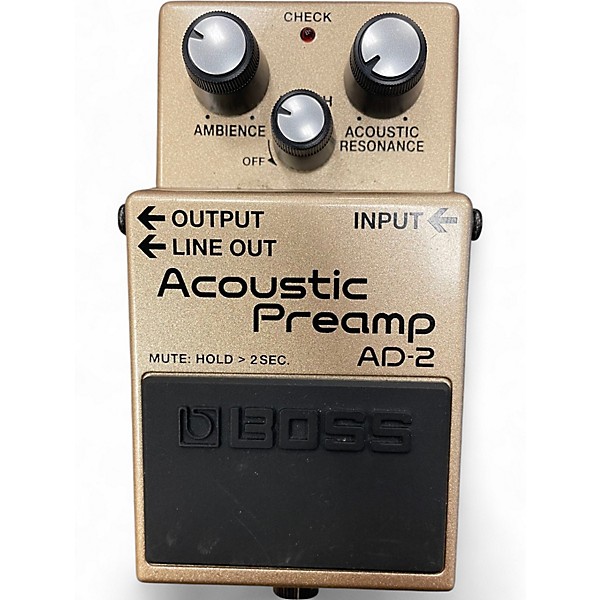 Used BOSS AD2 Acoustic Preamp Guitar Preamp