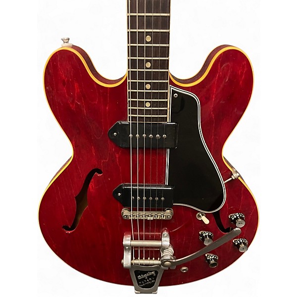 Vintage 1961 Gibson ES-330TDC Worn Cherry Hollow Body Electric Guitar