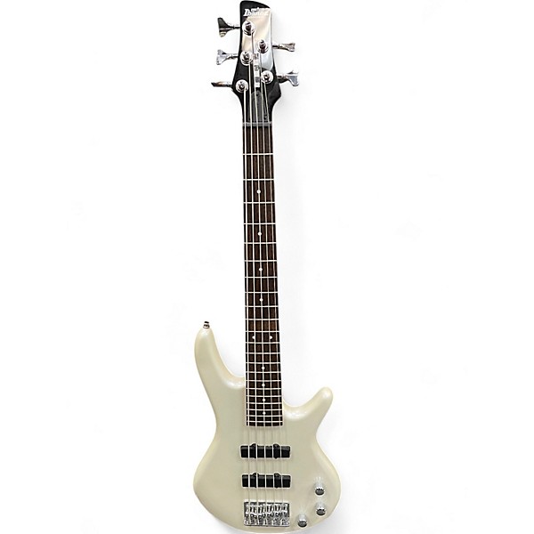 Used Ibanez GSRM25 Pearl White Electric Bass Guitar