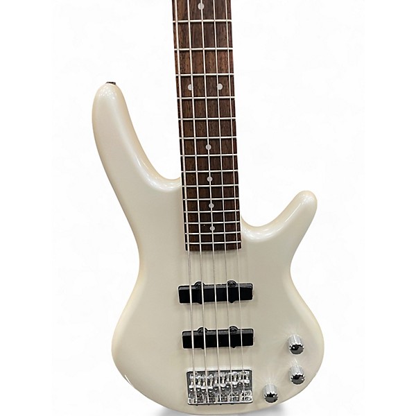 Used Ibanez GSRM25 Pearl White Electric Bass Guitar