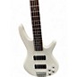 Used Ibanez GSR205 5 String Pearl White Electric Bass Guitar