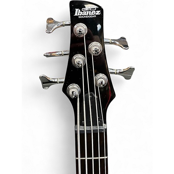 Used Ibanez GSR205 5 String Pearl White Electric Bass Guitar