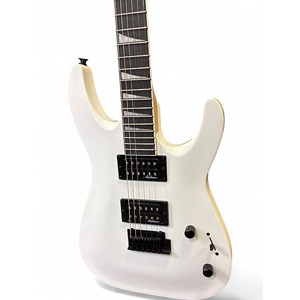 Used Jackson JS22 Dinky Classic White Solid Body Electric Guitar