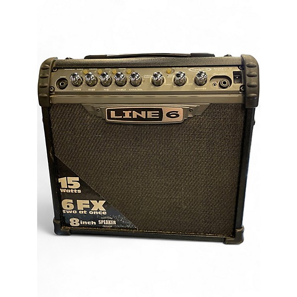 Used Line 6 Spider III 15 1X8 15W Guitar Combo Amp