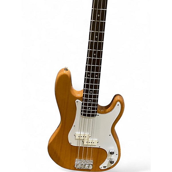 Used Legacy P BASS COPY Natural Electric Bass Guitar