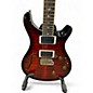 Used PRS SE Custom 24 Semi-Hollow Piezo Guitar Orange Tiger Burst Solid Body Electric Guitar