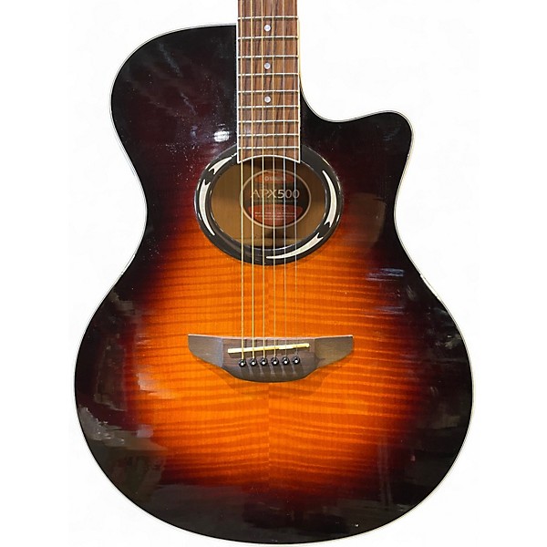 Used Yamaha APX500FM 2 Color Sunburst Acoustic Guitar