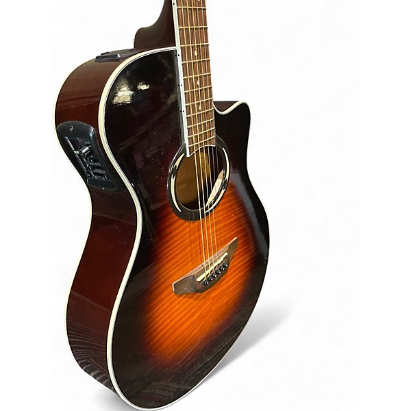 Used Yamaha APX500FM 2 Color Sunburst Acoustic Guitar