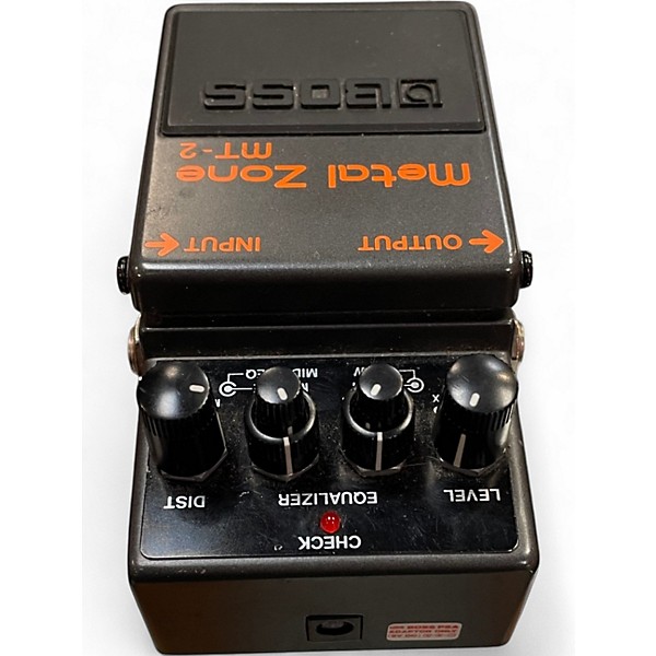 Used BOSS MT2 Metal Zone Distortion Effect Pedal