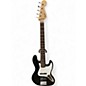 Used Squier Affinity Jazz Bass  Black Electric Bass Guitar thumbnail