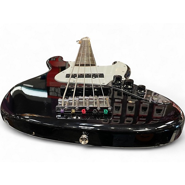 Used Squier Affinity Jazz Bass  Black Electric Bass Guitar