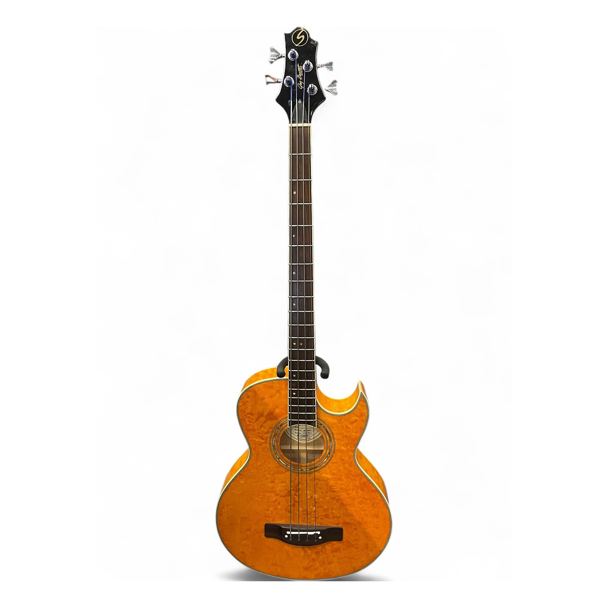 Used Greg Bennett Design by Samick AB-11CE Quilted Amber Acoustic