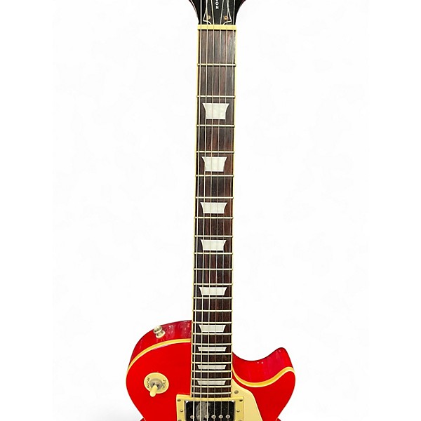 Used 2013 Epiphone Les Paul Standard Cherry Sunburst Solid Body Electric Guitar
