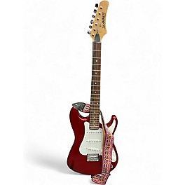 Used Hamer SLAMMER Candy Red Burst Solid Body Electric Guitar