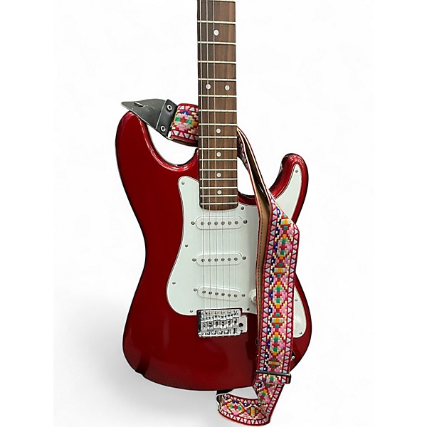 Used Hamer SLAMMER Candy Red Burst Solid Body Electric Guitar