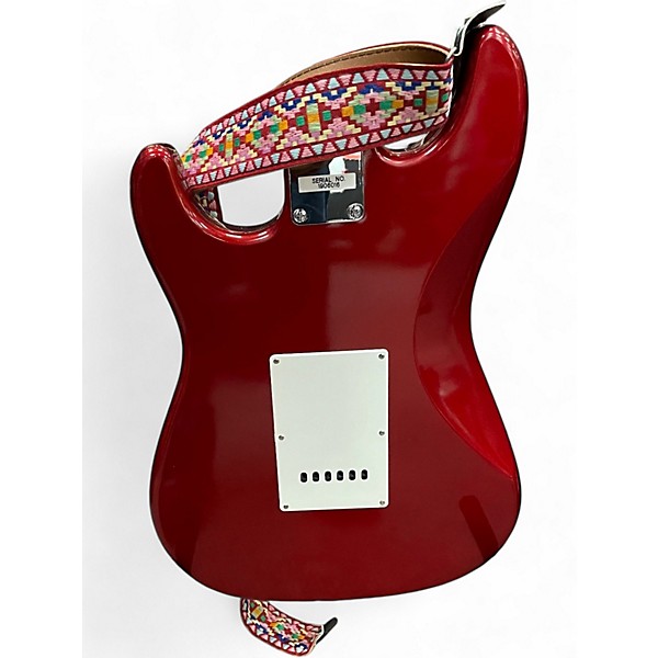 Used Hamer SLAMMER Candy Red Burst Solid Body Electric Guitar
