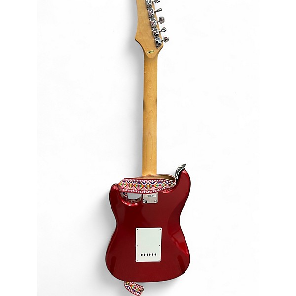 Used Hamer SLAMMER Candy Red Burst Solid Body Electric Guitar