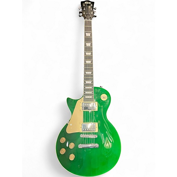 Used Lyxpro 39" SB Series Electric Guitar Green Solid Body Electric Guitar