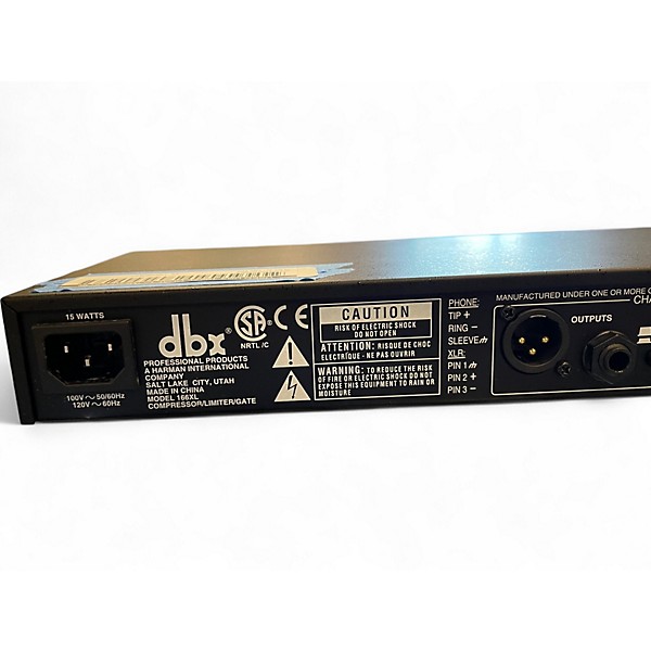 Used dbx 166XL Dual Compressor