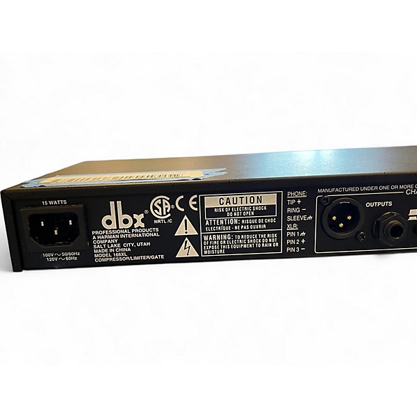 Used dbx 166XL Dual Compressor