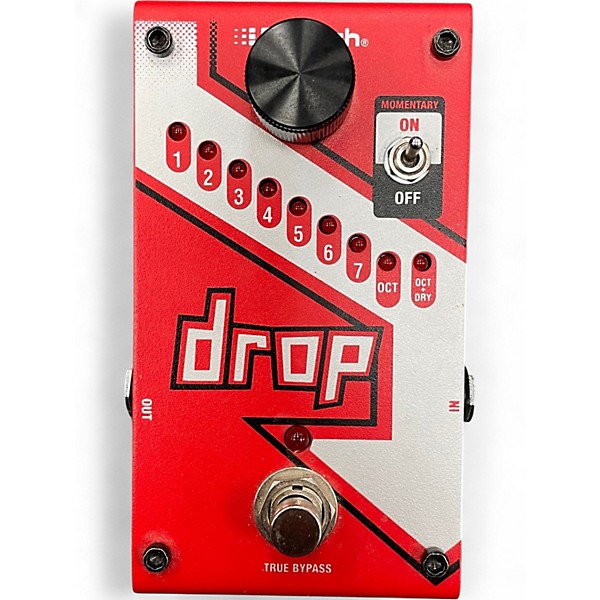 Used DigiTech The Drop Polyphonic Drop Tune Pitch-Shifter Effect Pedal
