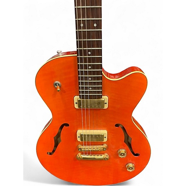 Used Yamaha AEX520 ORANGE STAIN Hollow Body Electric Guitar