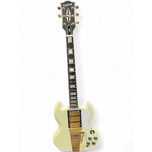 Used Epiphone '63 SG CUSTOM MAESTRO Classic White Solid Body Electric Guitar