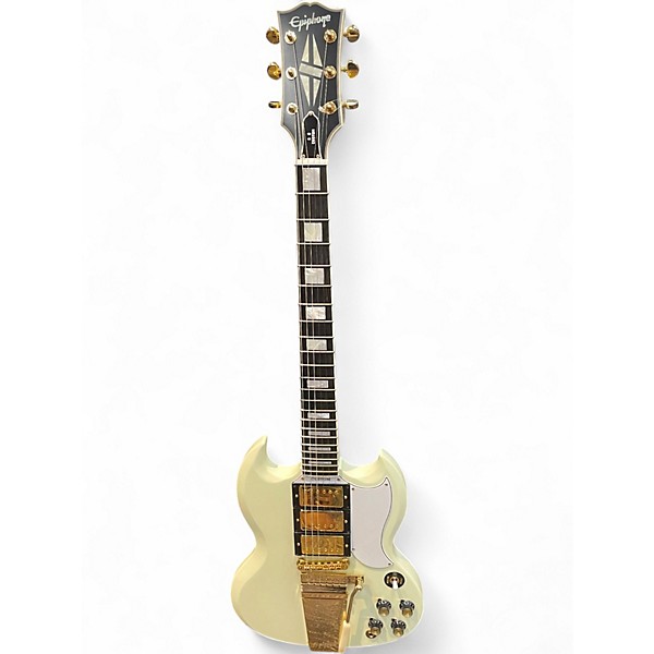 Used Epiphone '63 SG CUSTOM MAESTRO Classic White Solid Body Electric Guitar