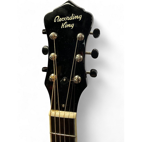 Used Recording King RR-36 Black Acoustic Guitar