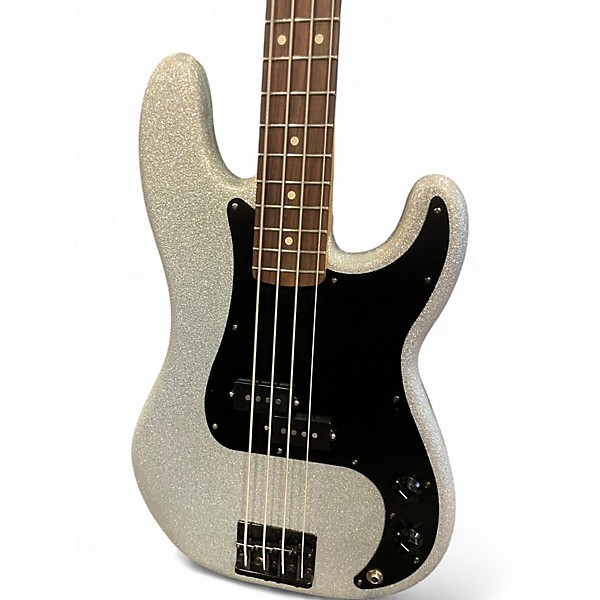 Used 2025 Fender 75th Anniversary Player II Precision Bass Diamond Dust Sparkle Electric Bass Guitar
