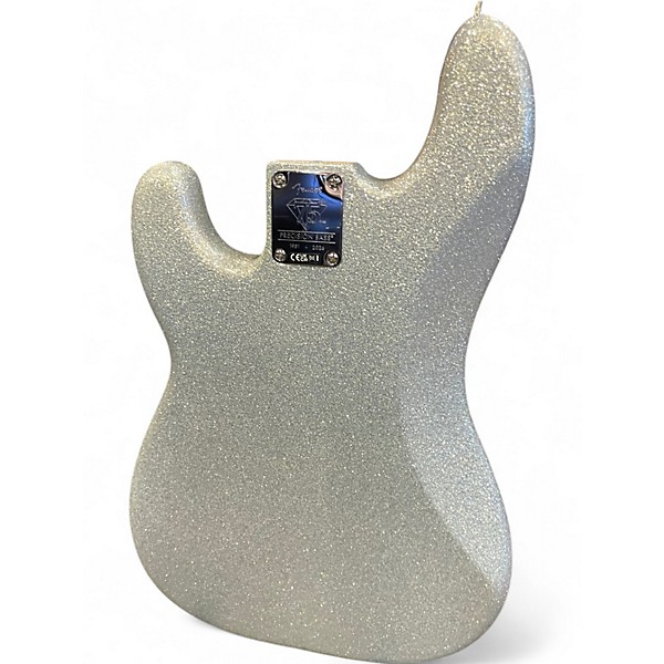 Used 2025 Fender 75th Anniversary Player II Precision Bass Diamond Dust Sparkle Electric Bass Guitar