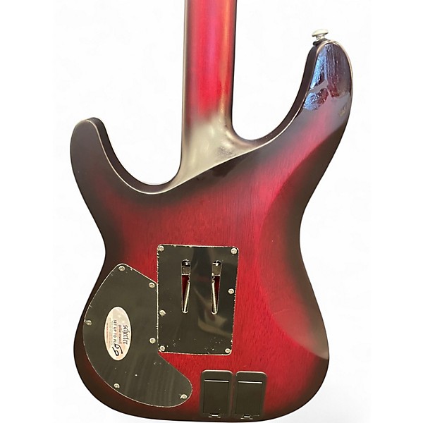 Used Schecter Guitar Research C1 FR S PLATINUM Trans Red Solid Body Electric Guitar