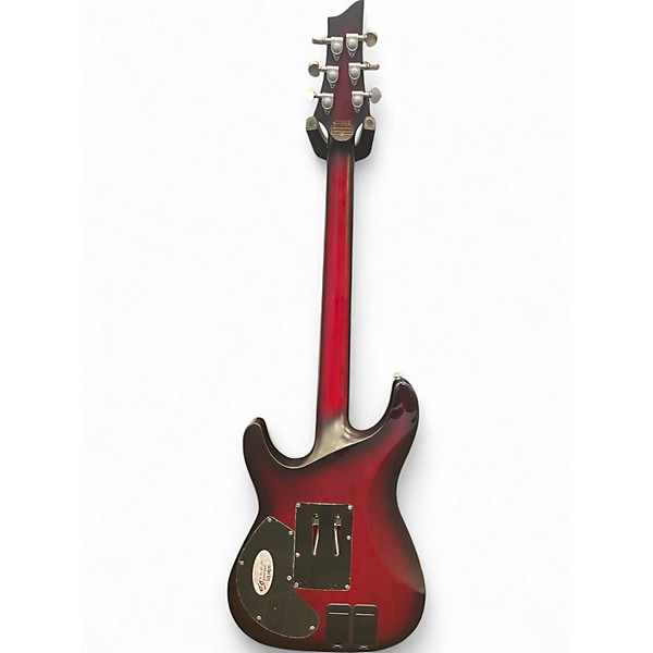 Used Schecter Guitar Research C1 FR S PLATINUM Trans Red Solid Body Electric Guitar