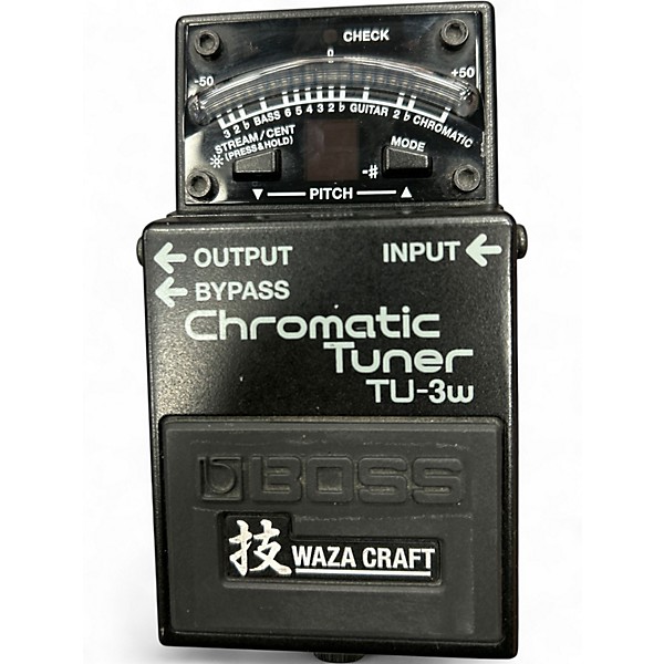 Used BOSS TU3W Waza Craft Chromatic Tuner Pedal