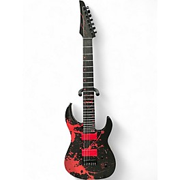 Used Legator N7CS NINJA SLAUGHTER 7 demolished black Solid Body Electric Guitar