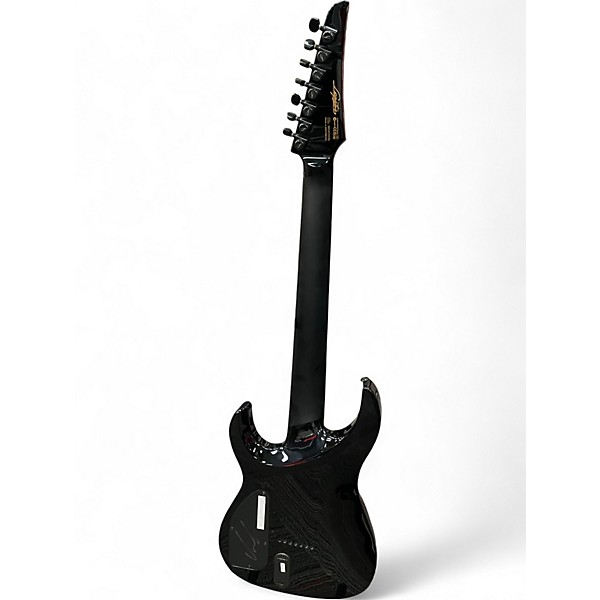 Used Legator N7CS NINJA SLAUGHTER 7 demolished black Solid Body Electric Guitar