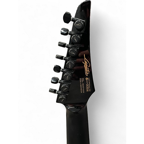 Used Legator N7CS NINJA SLAUGHTER 7 demolished black Solid Body Electric Guitar