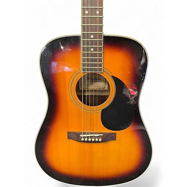 Used Hohner DREADNOUGHT HW400 2 Color Sunburst Acoustic Guitar
