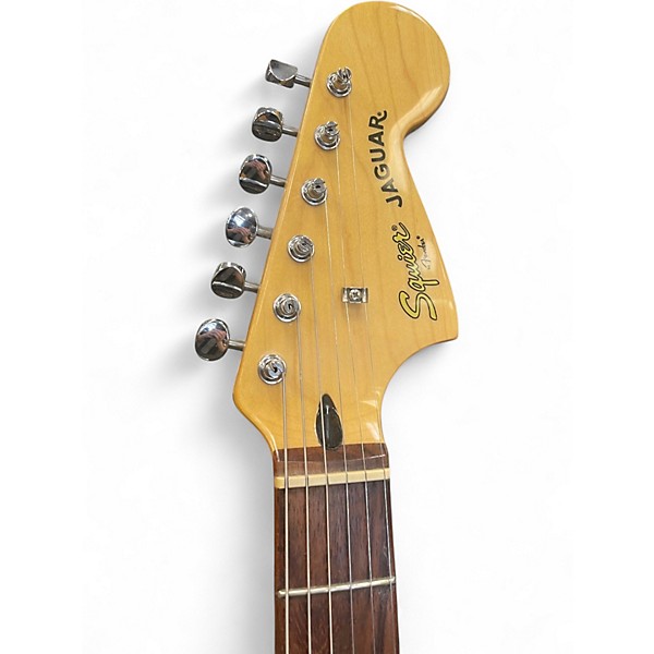 Used Squier Vintage Modified Jaguar Surf Green Solid Body Electric Guitar