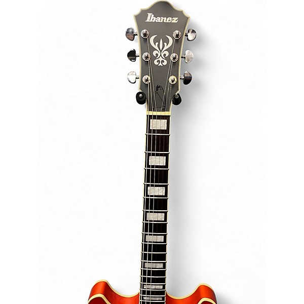 Used Ibanez as73 satin orange Hollow Body Electric Guitar