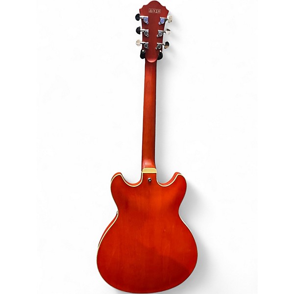 Used Ibanez as73 satin orange Hollow Body Electric Guitar