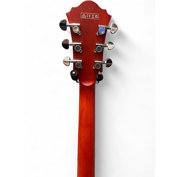 Used Ibanez as73 satin orange Hollow Body Electric Guitar