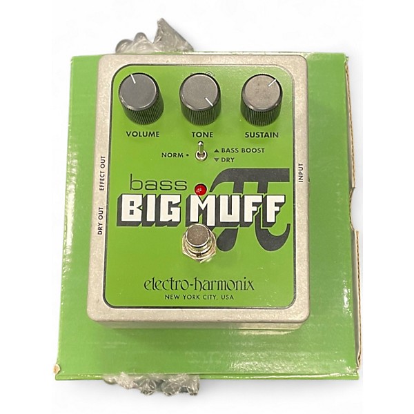 Used Electro-Harmonix XO Bass Big Muff Distortion Bass Effect Pedal