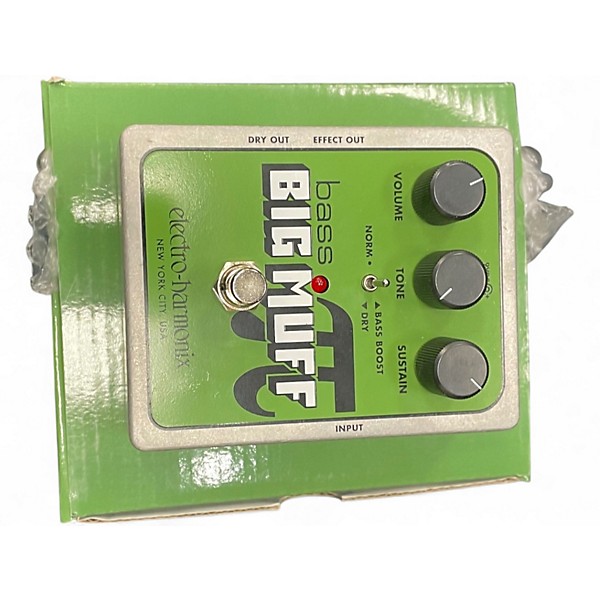 Used Electro-Harmonix XO Bass Big Muff Distortion Bass Effect Pedal